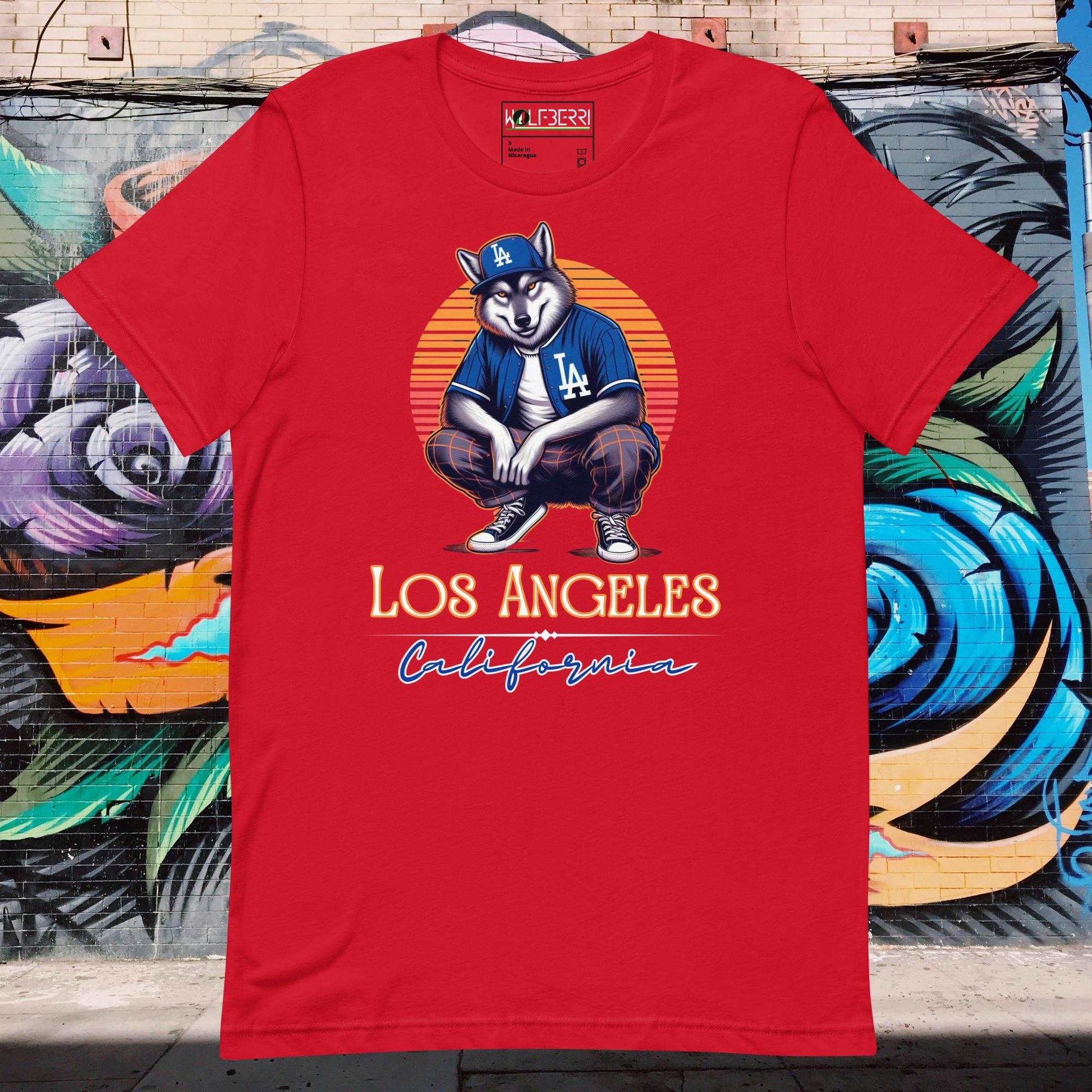 Los Angeles California Wolf T-Shirt