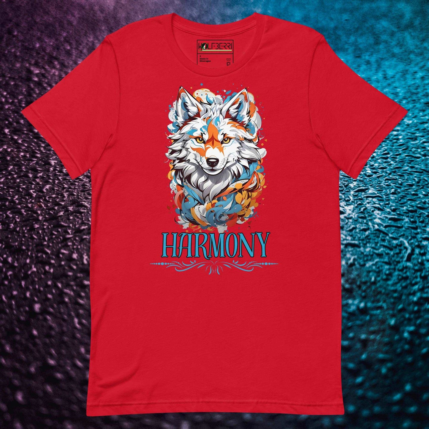 HARMONY WOLF 100% COTTON T-SHIRT