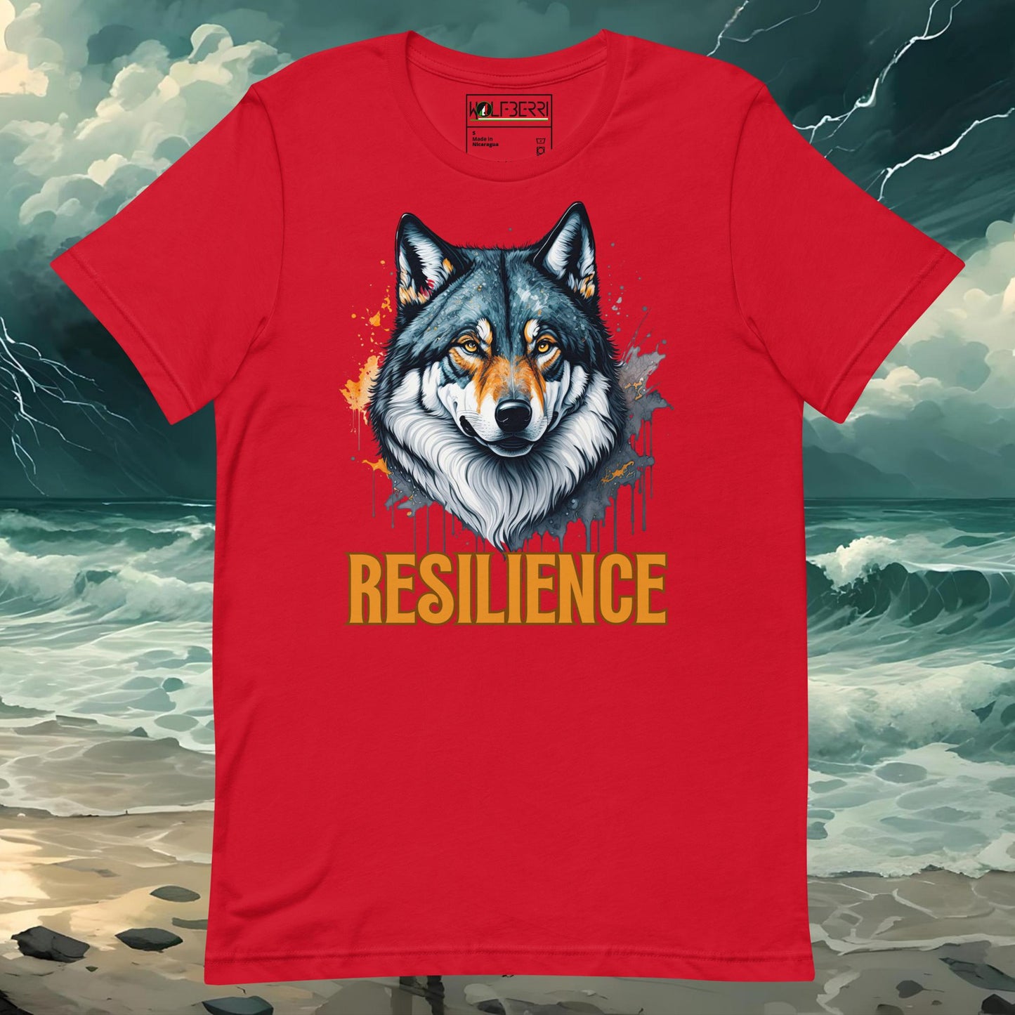 RESILIENCE WOLF 100% COTTON T-SHIRT