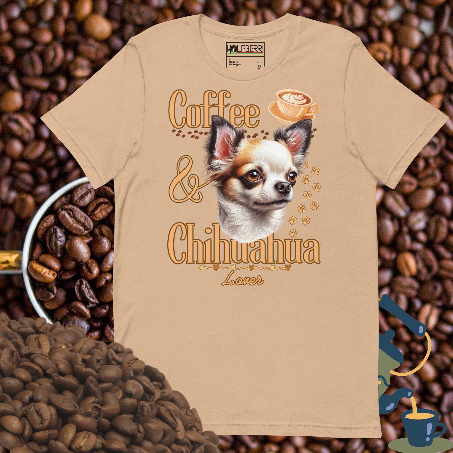 Coffee and Chihuahua Lover T-shirt