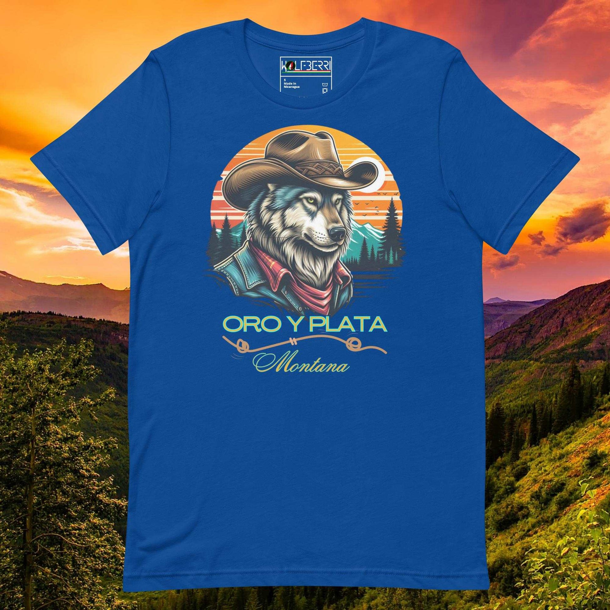 Montana Wolf Cowboy T-shirt