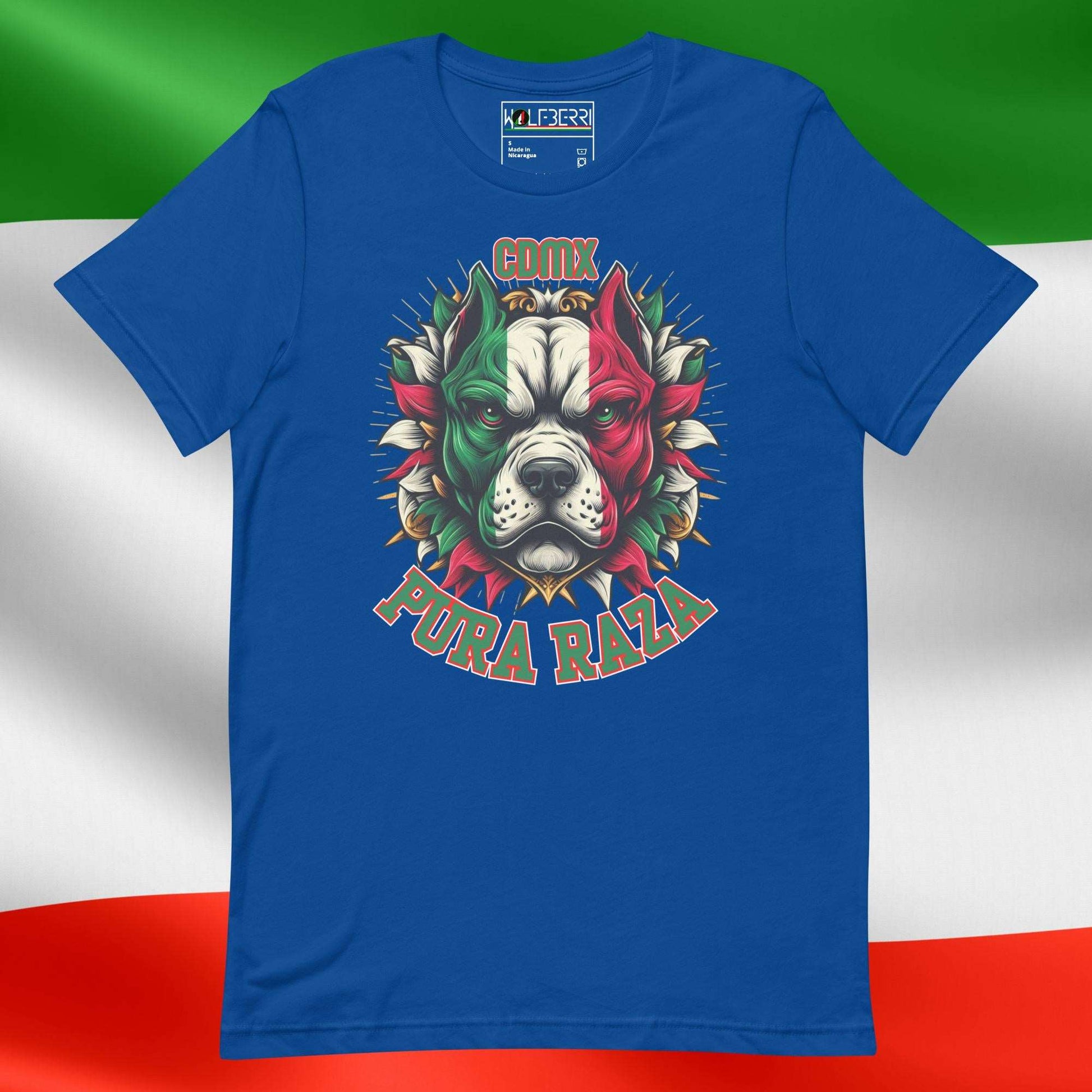 Pura Raza Mexico Pitbull T-shirt