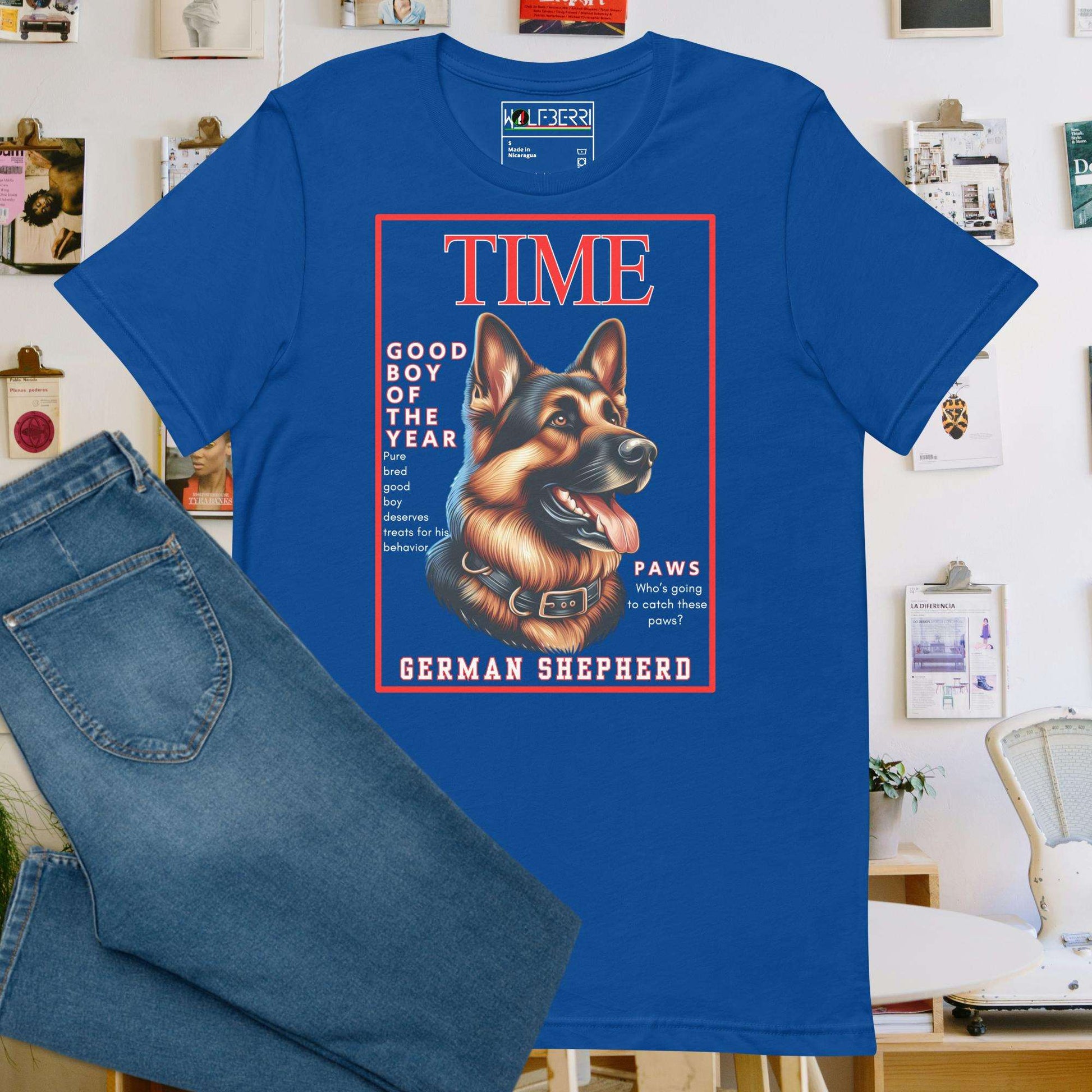 Time Cover: German Shepherd T-shirt