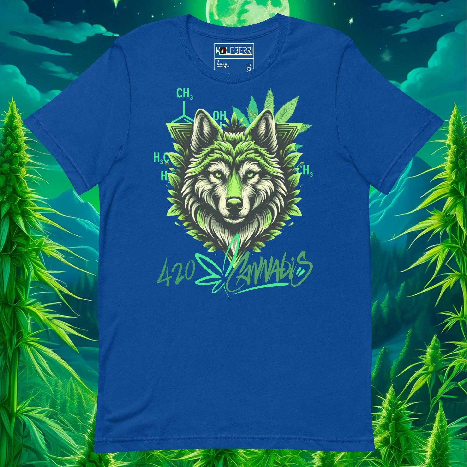 4/20 Cannabis Wolf T-Shirt