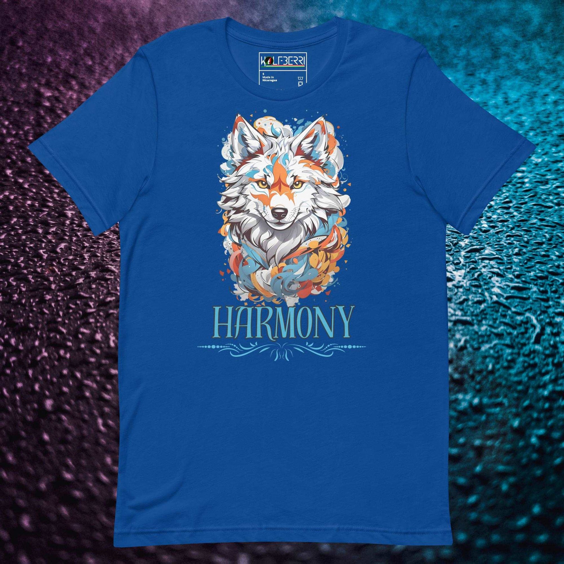 HARMONY WOLF 100% COTTON T-SHIRT