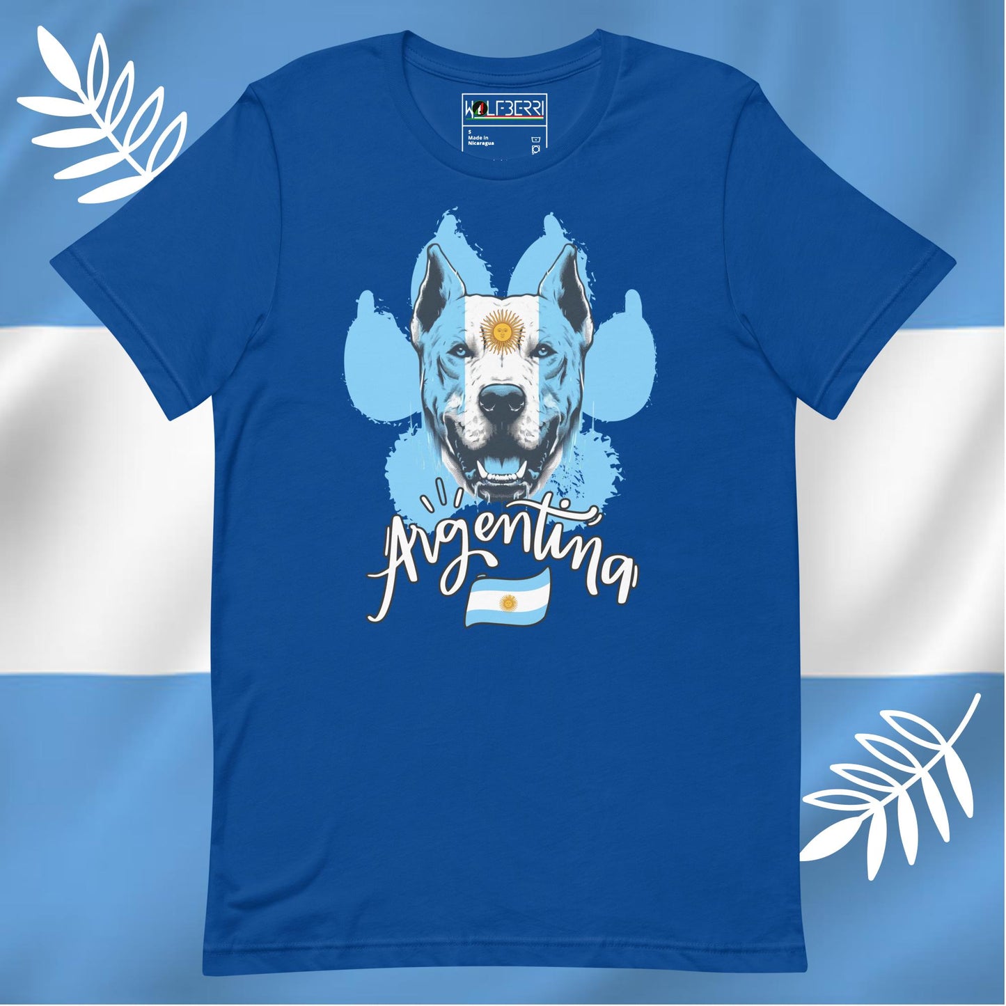 ARGENTINA PRIDE DOGO 100% COTTON T-SHIRT