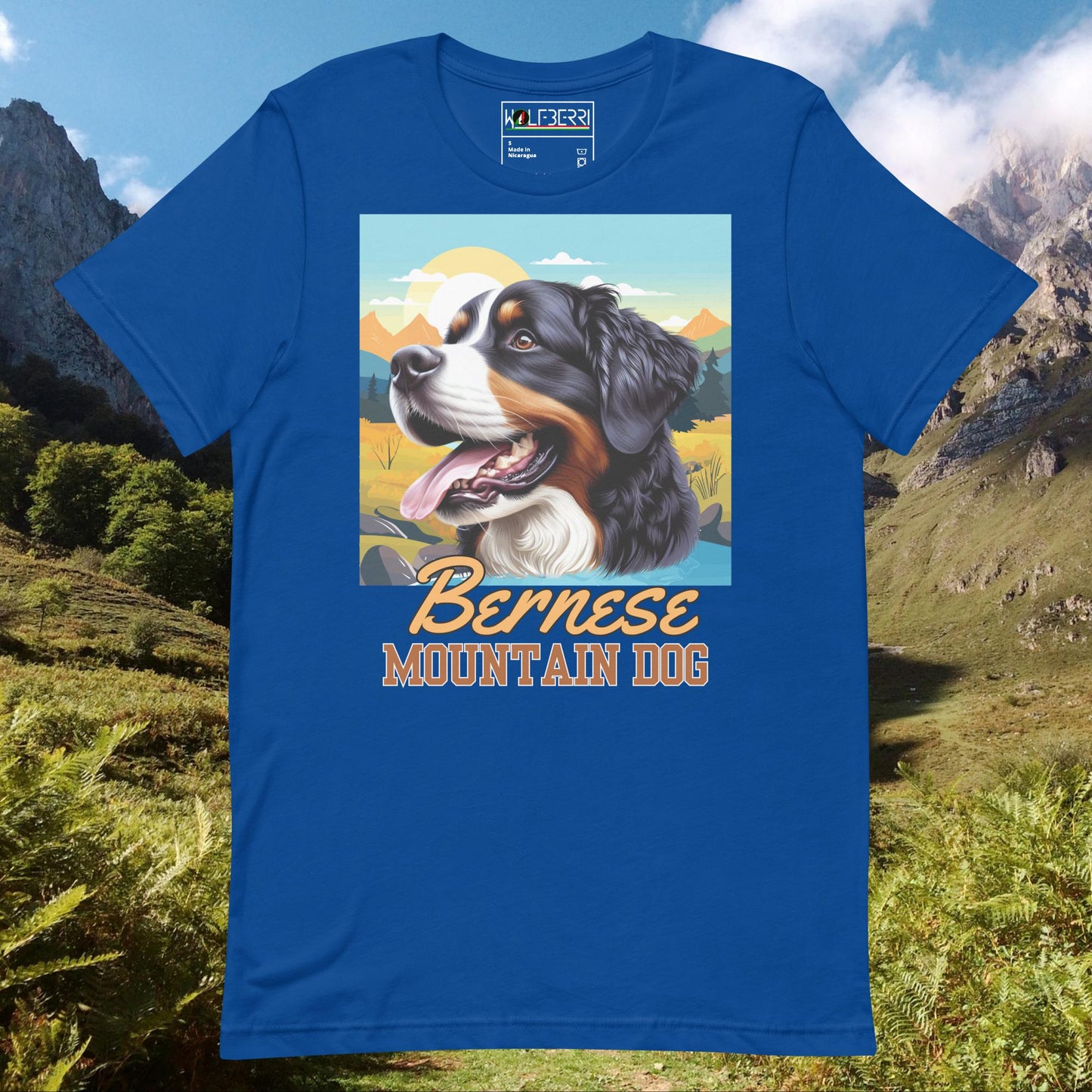 BERNESE MOUNTAIN DOG 100% COTTON T-SHIRT