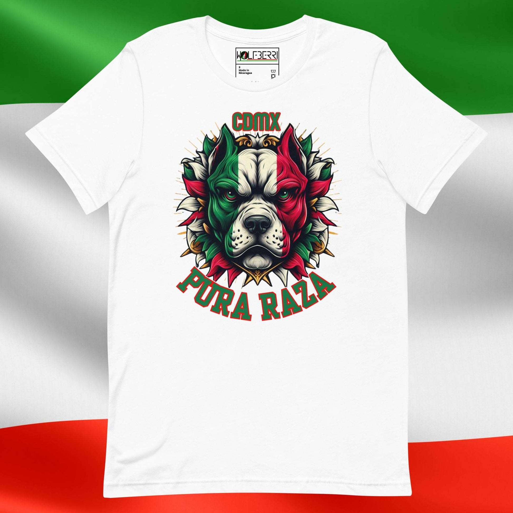 Pura Raza Mexico Pitbull T-shirt