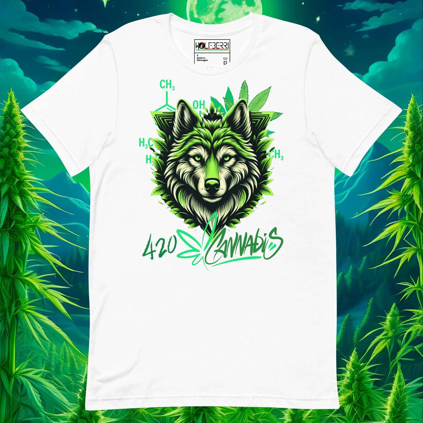 4/20 Cannabis Wolf T-Shirt