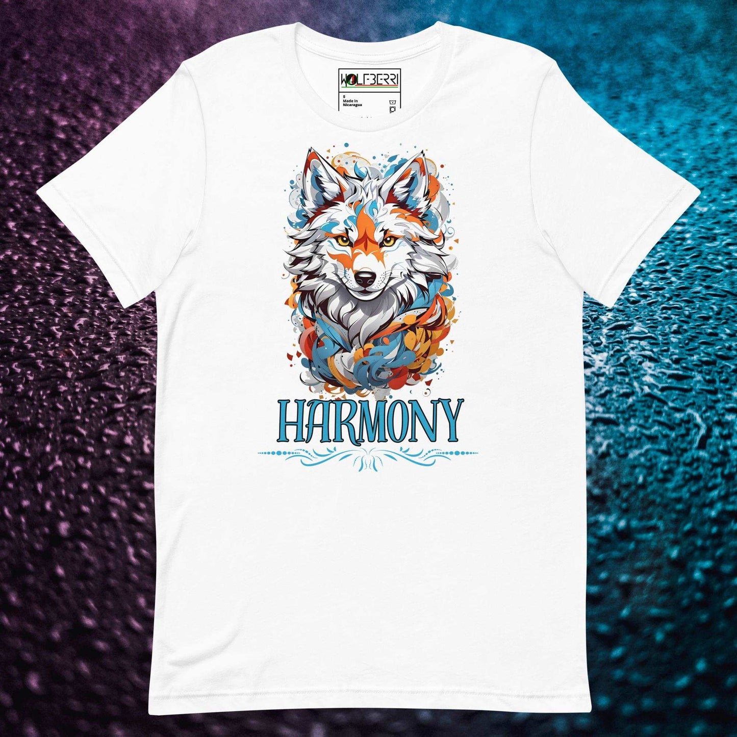 HARMONY WOLF 100% COTTON T-SHIRT