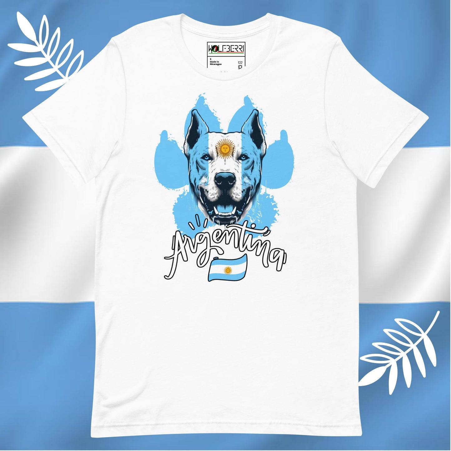 ARGENTINA PRIDE DOGO 100% COTTON T-SHIRT