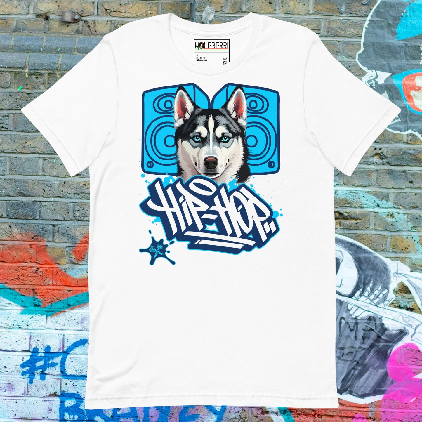 HIP HOP HUSKY 100% COTTON T-SHIRT