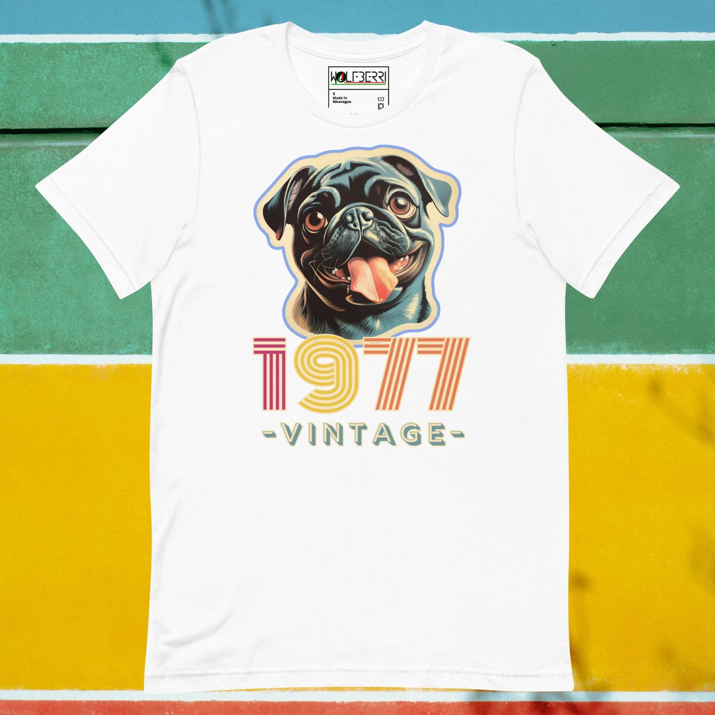 VINTAGE 1977 PUG 100% COTTON T-SHIRT